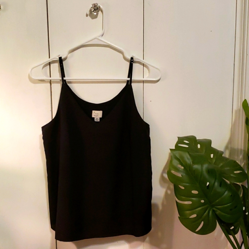 Women's a new day black cami, size XS.
